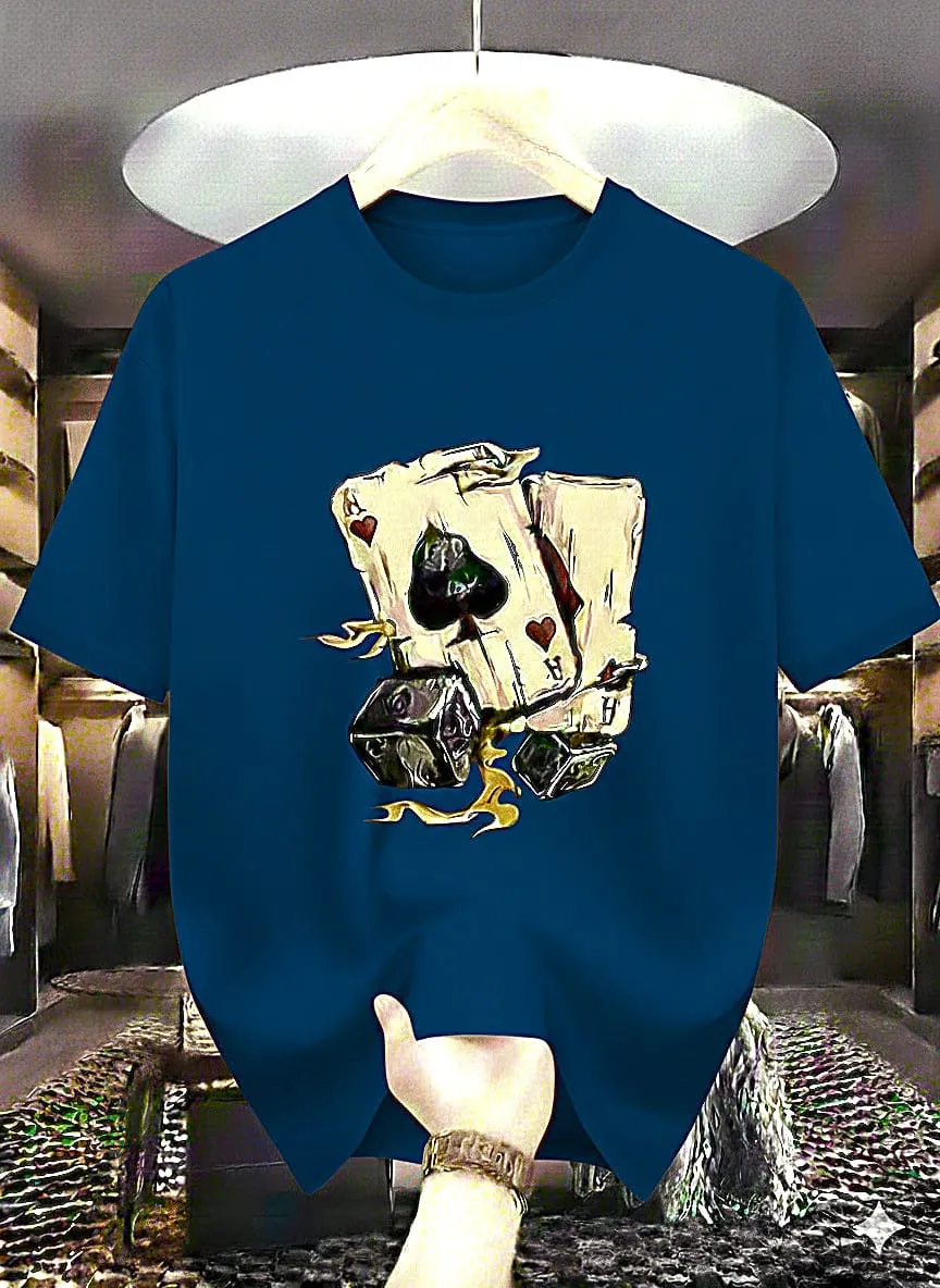 Modern Drop Shoulder  with DTF Print Eco-Friendly Aesthetic Finish T-Shirt