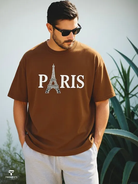 Modern Drop Shoulder  with DTF Print Premium-Fabric Streetwear Style T-Shirt