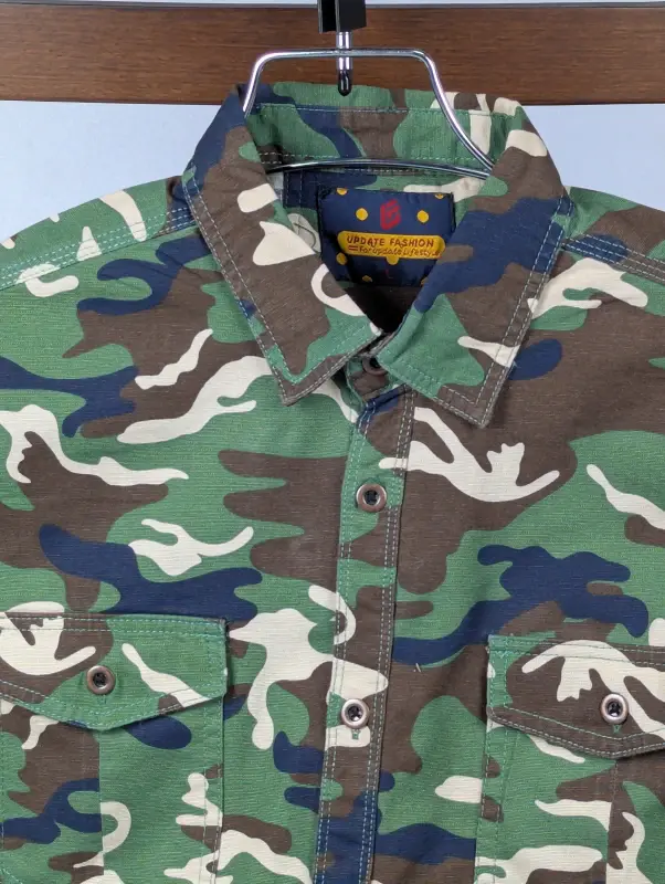 Nazmas Fashionable Casual Shirt for Men (Green) - Shop Online Deals