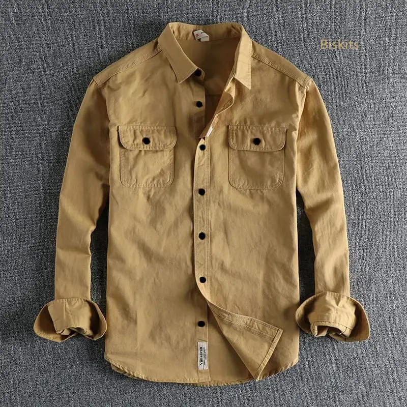 Nazmas High Thickness Double Pocket Shirt (2PIS COMBO) - Best Price