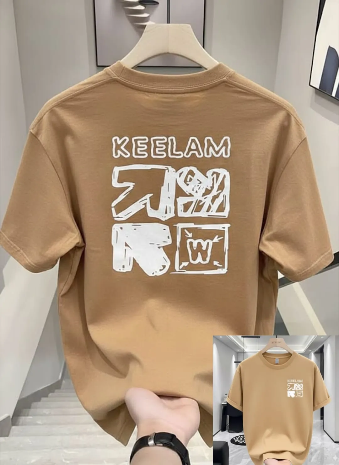 Original Premium Drop Shoulder Bio-Wash with DTF Print T-Shirt