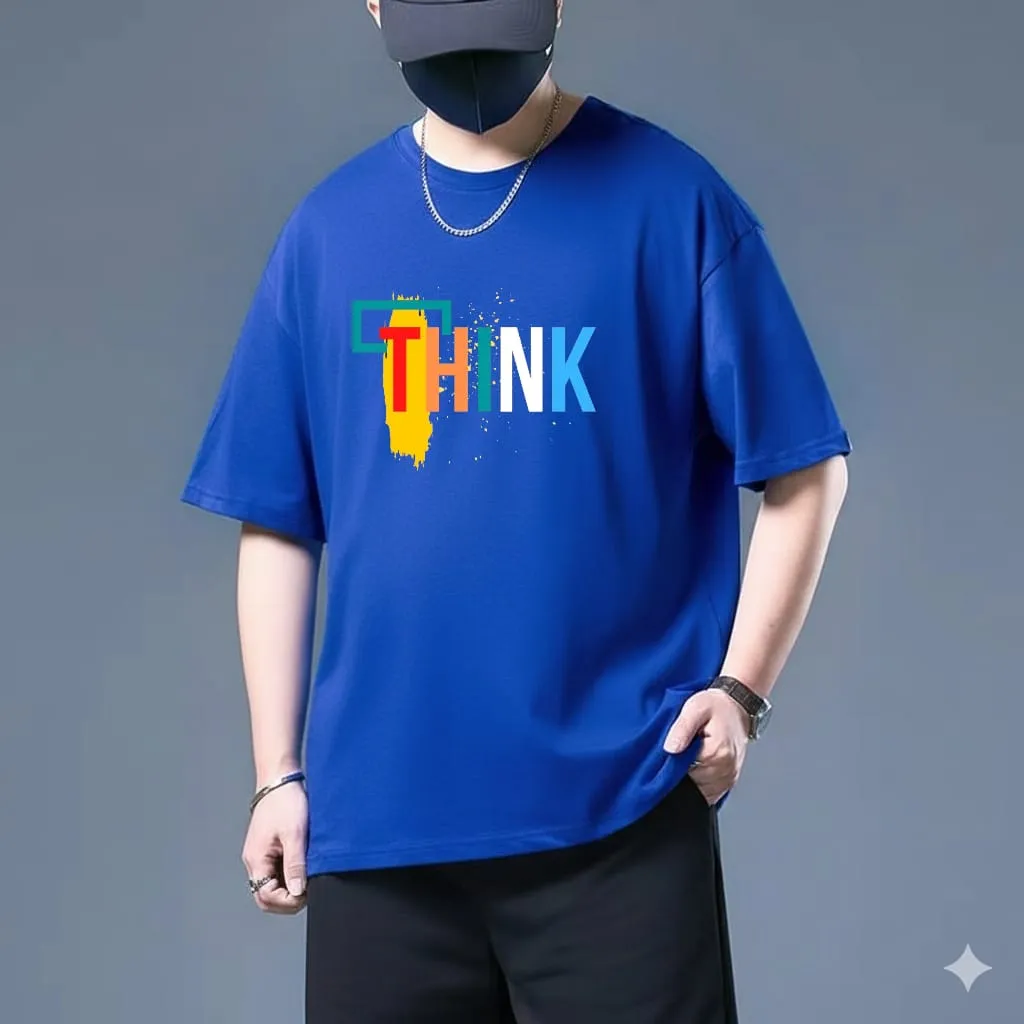 Original Premium Drop Shoulder Combed Exquisite Print T-Shirt