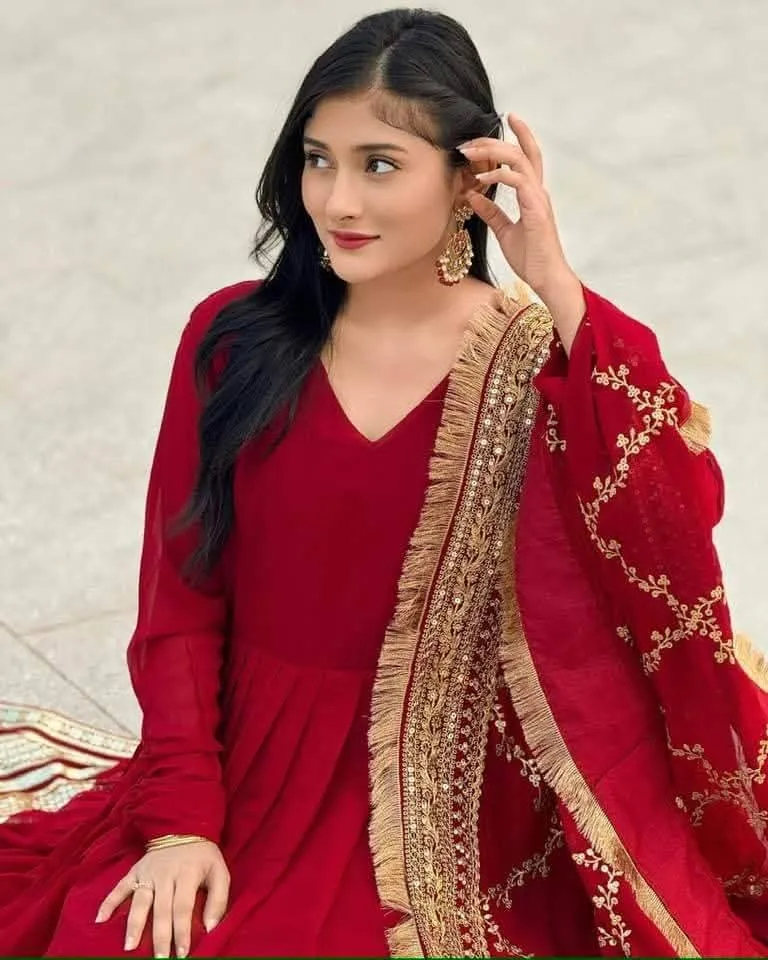 Party Gown Three Piece Dress for Women - Best Price in Bangladesh-Nazmas
