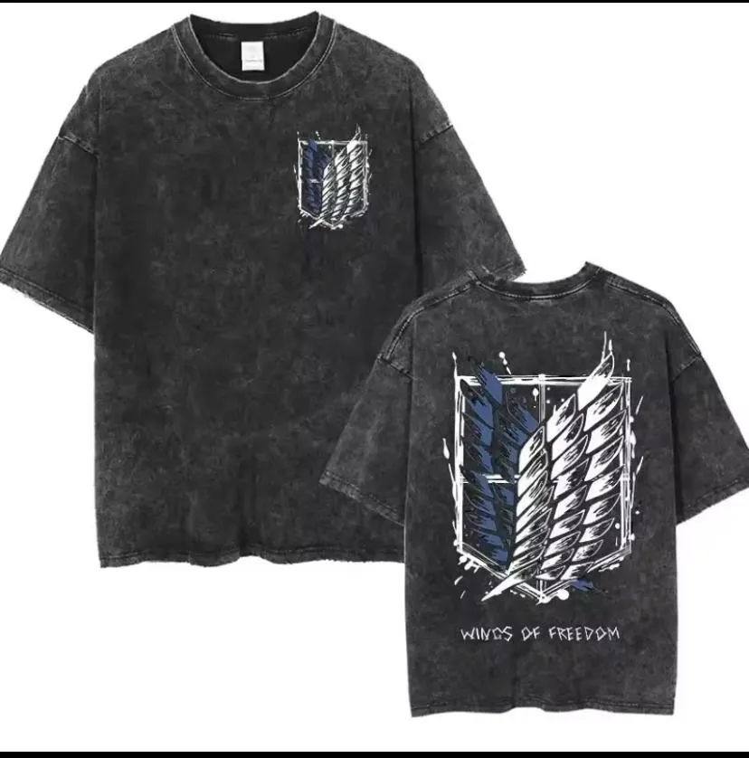 Premium Acid Wash Drop Shoulder Pre-Shrunk Smart Urban T-Shirt