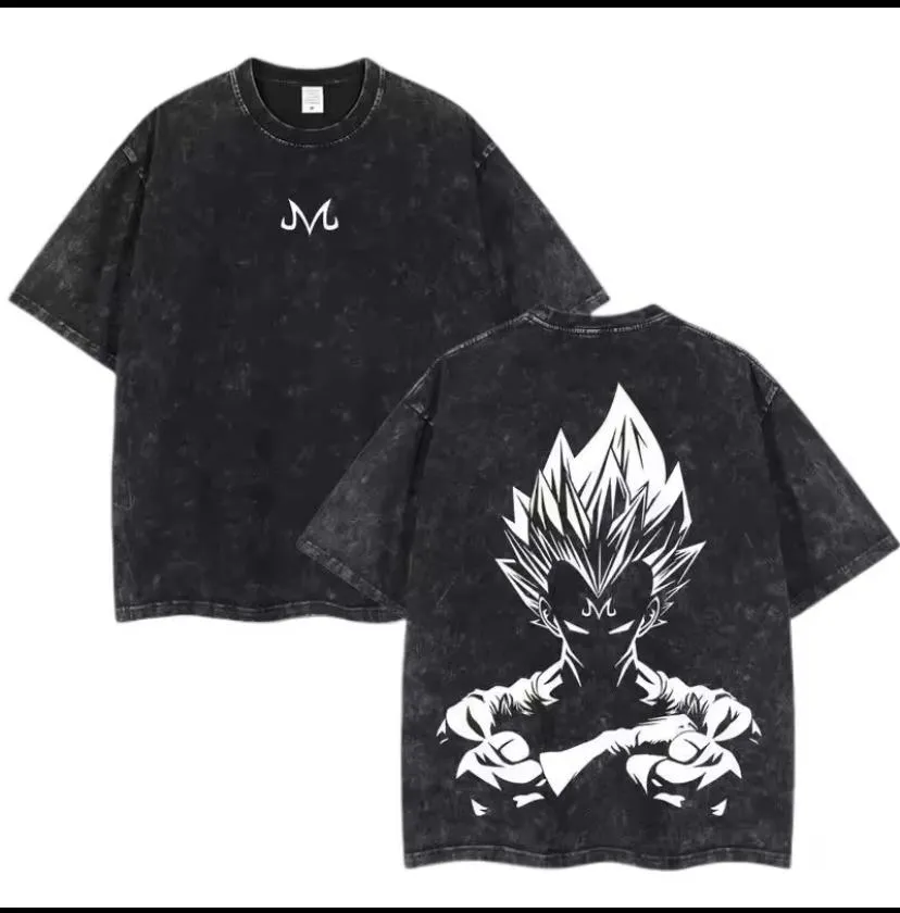 Premium Acid Wash Drop Shoulder Ultra-Soft Slim-Fit Prime T-Shirt