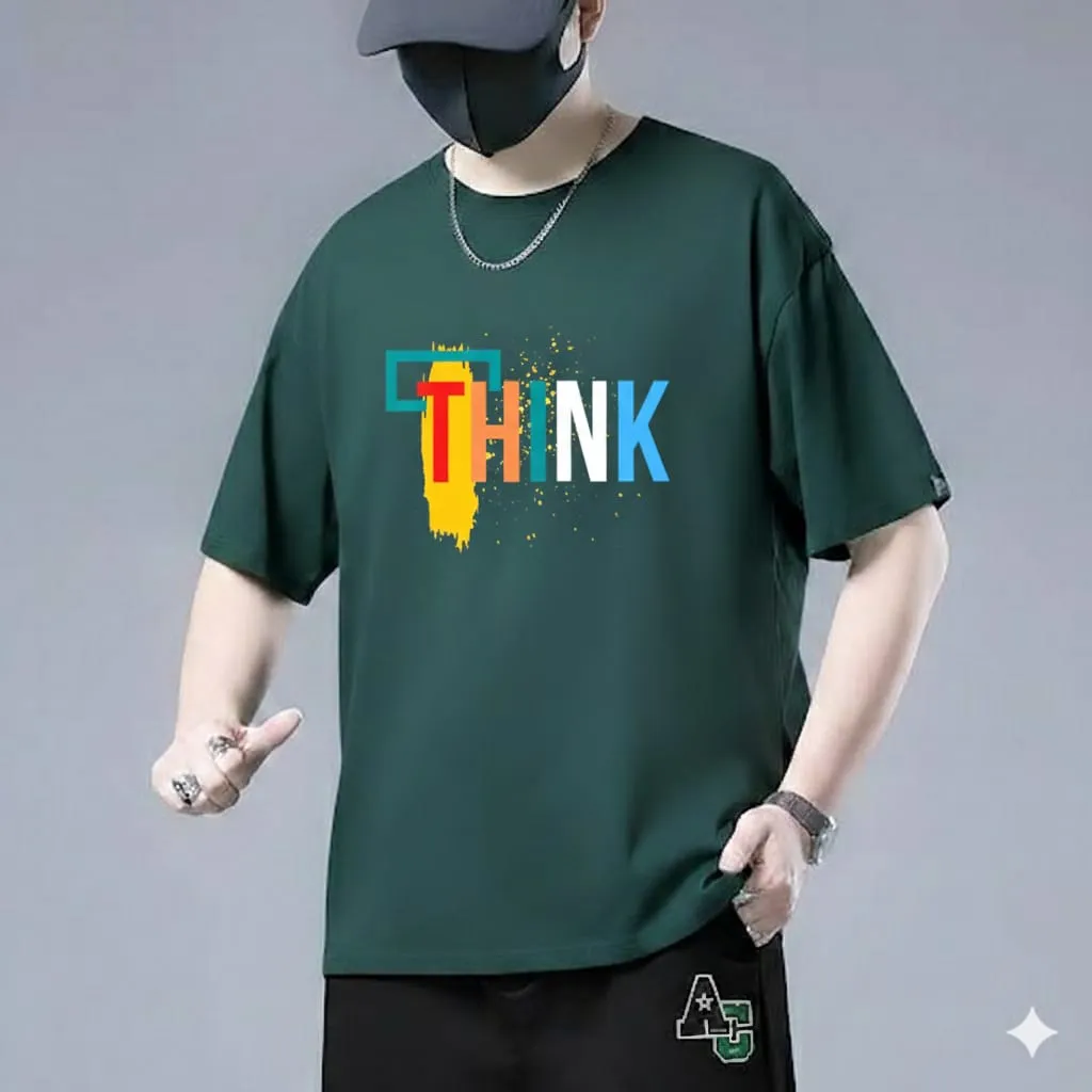Premium Comfortable Premium Drop Shoulder with DTF Print T-Shirt