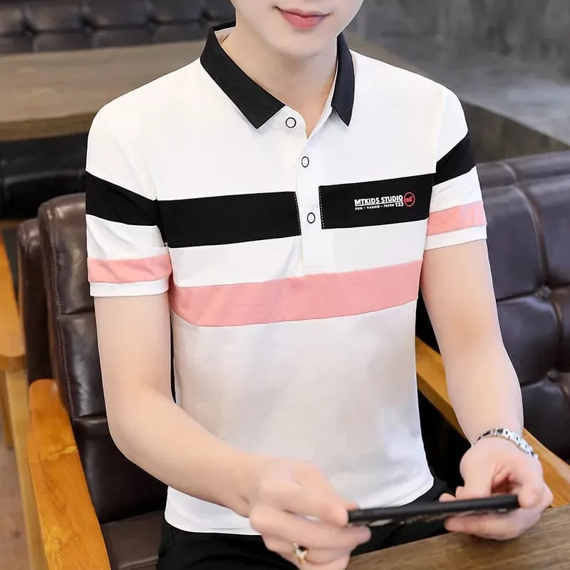 Premium Cotton Polo Shirt Breathable Fabric Comfort