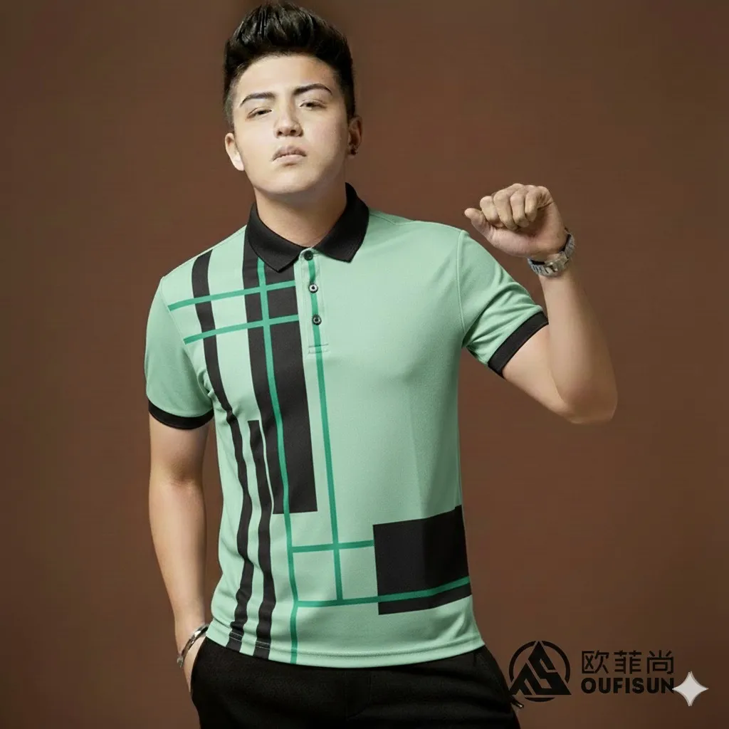 Premium Cotton Polo Shirt Breathable Summer Fashion