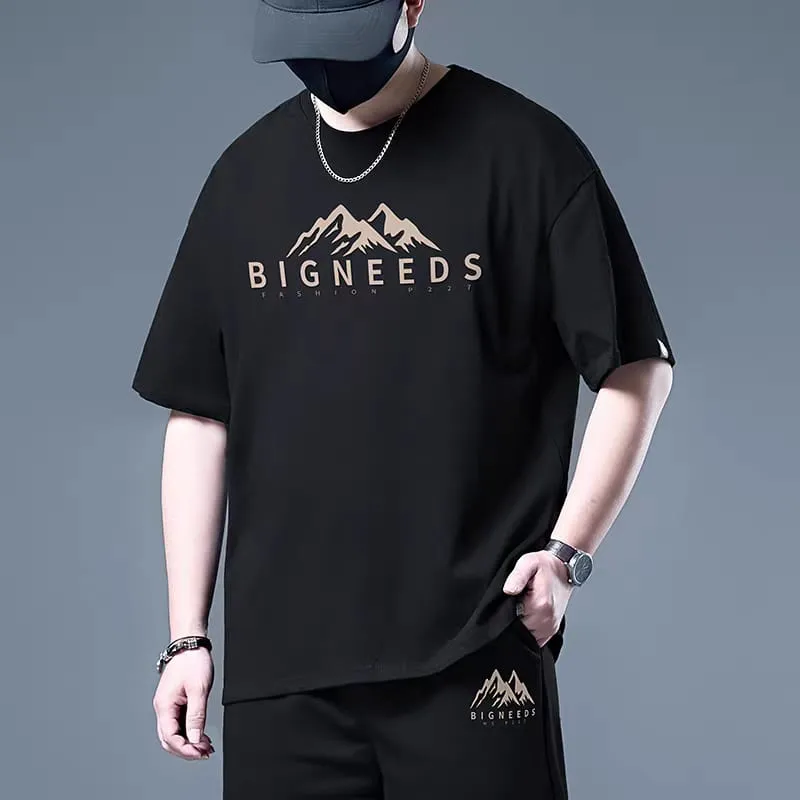 Premium Drop Shoulder Combed Casual Trendy T-Shirt