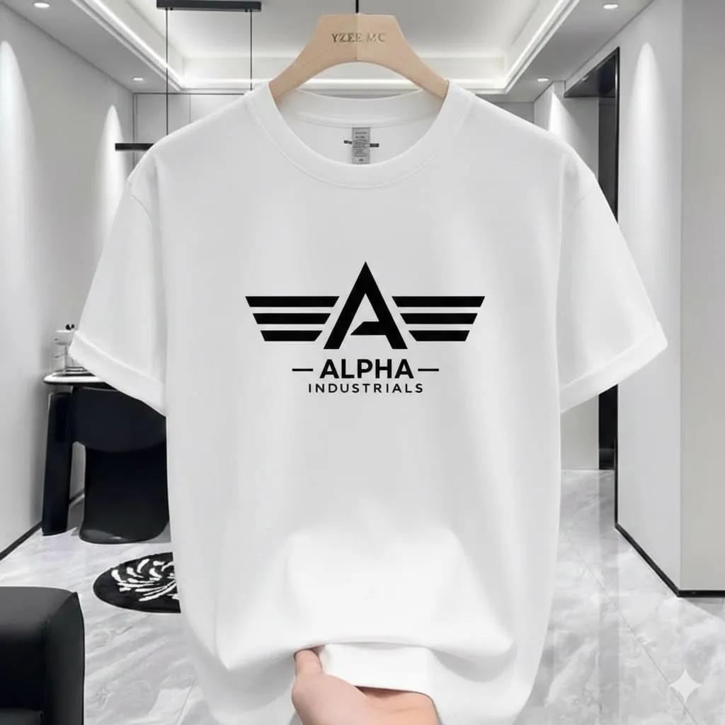 Premium Drop Shoulder Feather-Soft Crew-Neck Premium T-Shirt