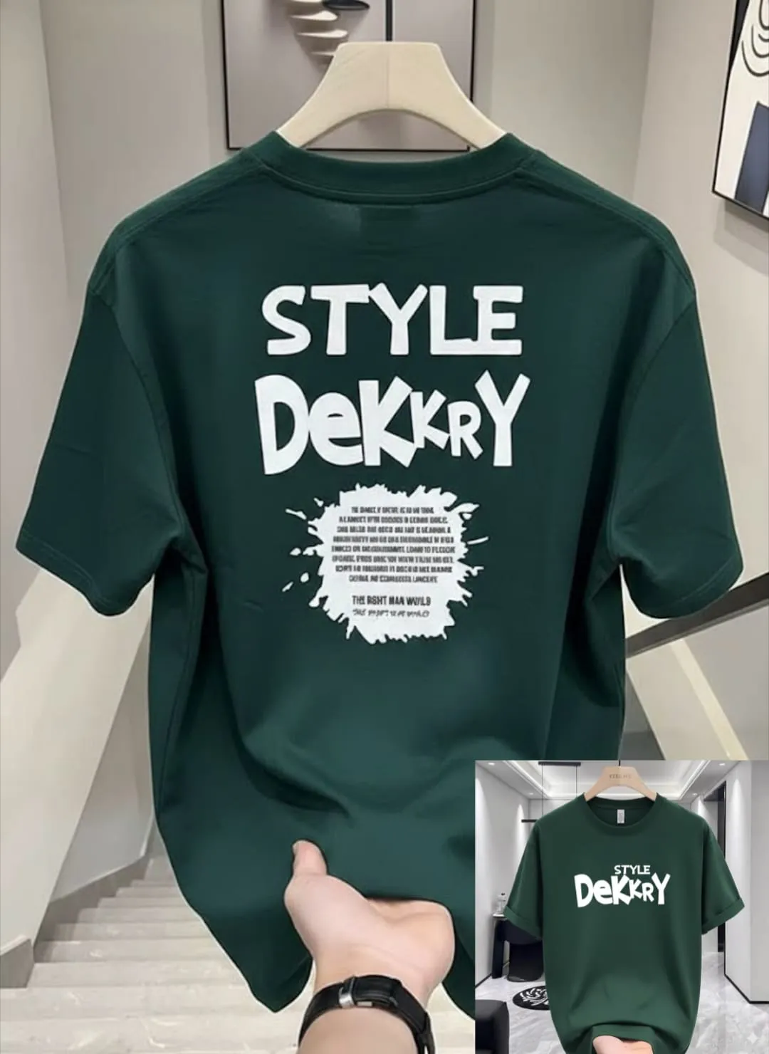 Premium Drop Shoulder High-Density Tailored Stylish T-Shirt