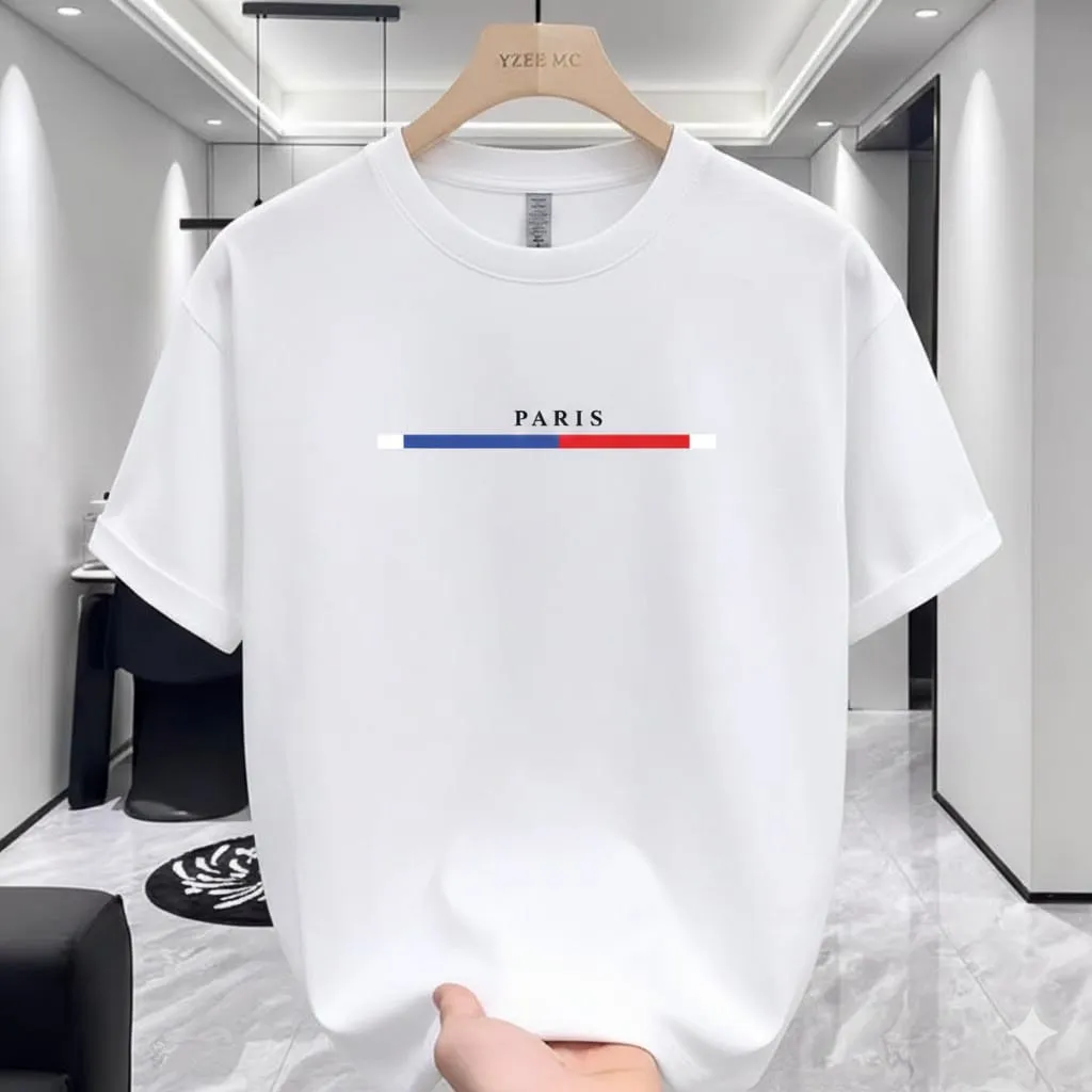Premium Drop Shoulder Rich-Texture Modern-Cut Trendy T-Shirt