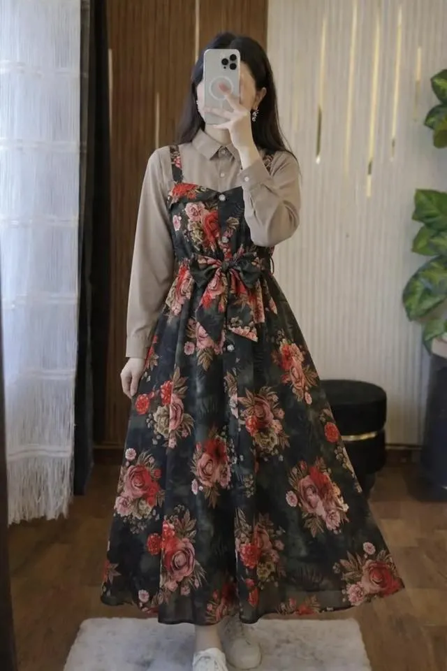 Premium Rayon Gorgeous Printed Romper Traditional Motif Gown