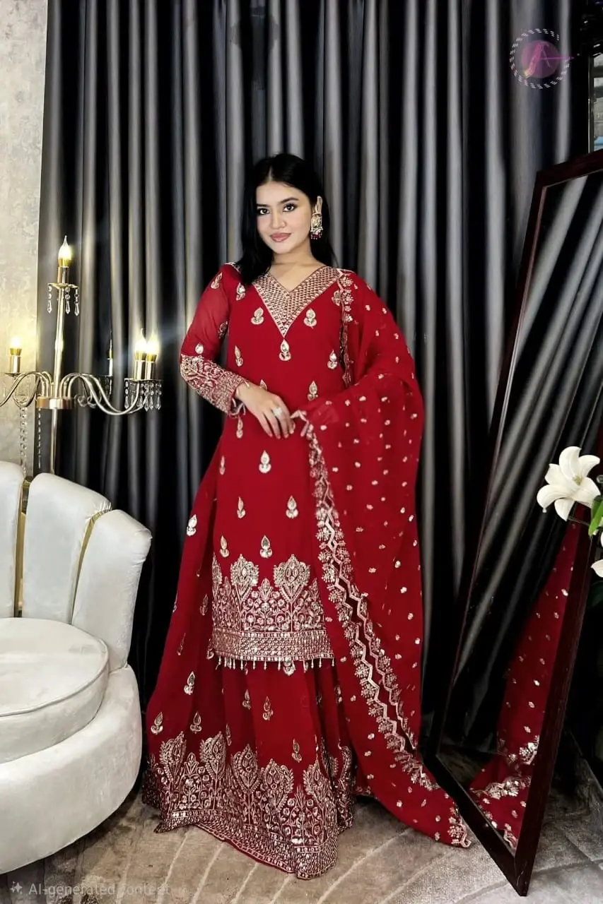 Premium Soft Jorjet Three Piece - Luxe Comfort Wear