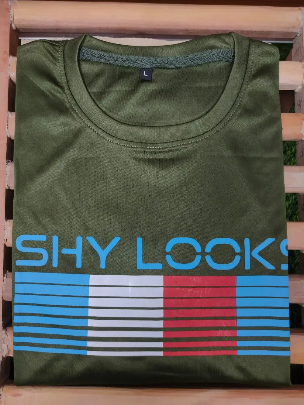 Premium Striped Organic Drop-Shoulder Premium T-Shirt