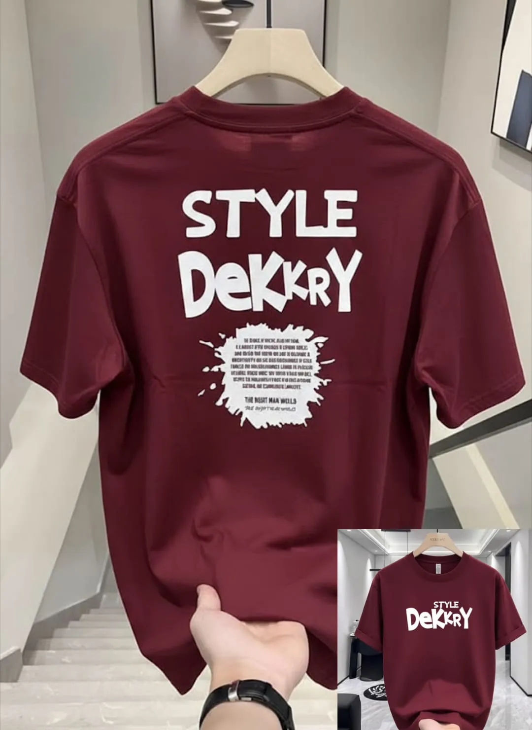 Pristine Premium Drop Shoulder All-Season with DTF Print T-Shirt