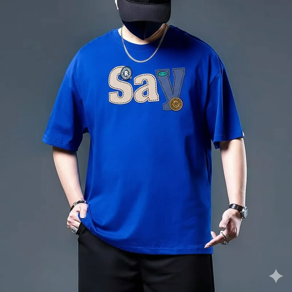 Pristine Premium Drop Shoulder Combed Streetwear Style T-Shirt