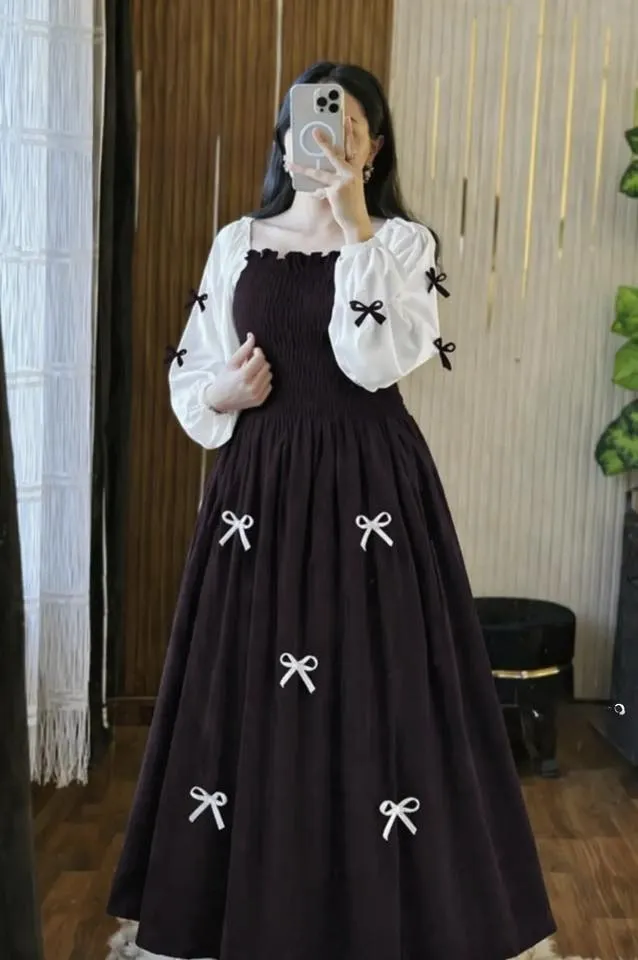 Pure Cotton Traditional Viral Pookie Grown Minimalist Work Gown
