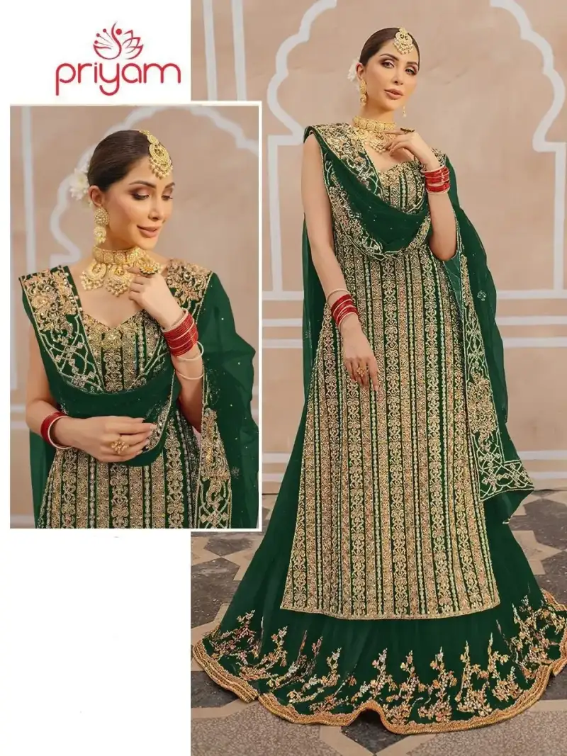সেমি-স্টিচড জর্জেট পার্টি ড্রেস