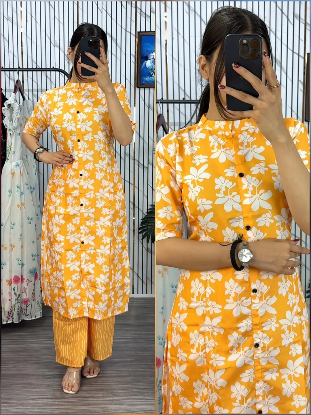 Readymade Two Piece Kurti Set