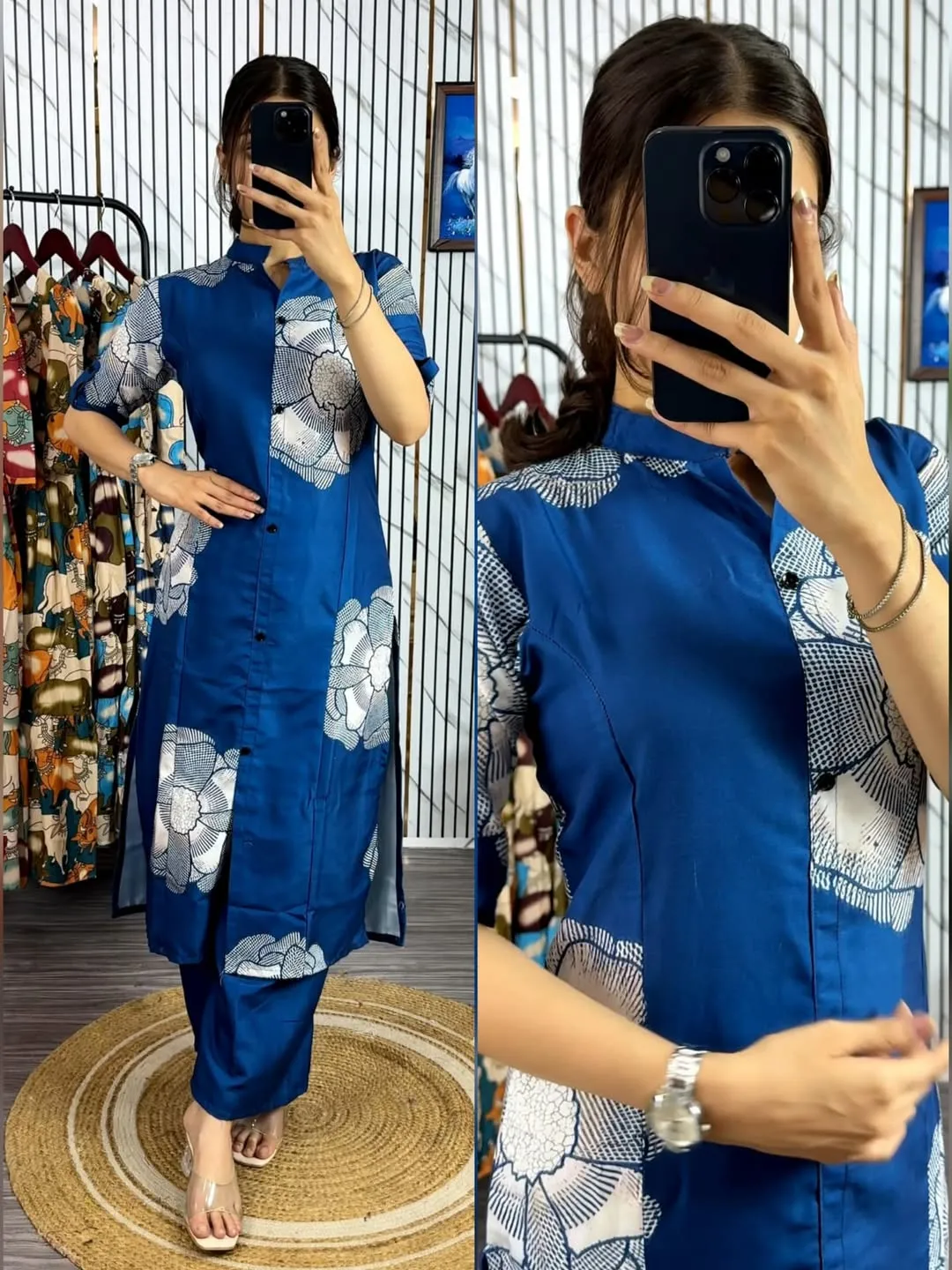 Readymade Two Piece Kurti Set
