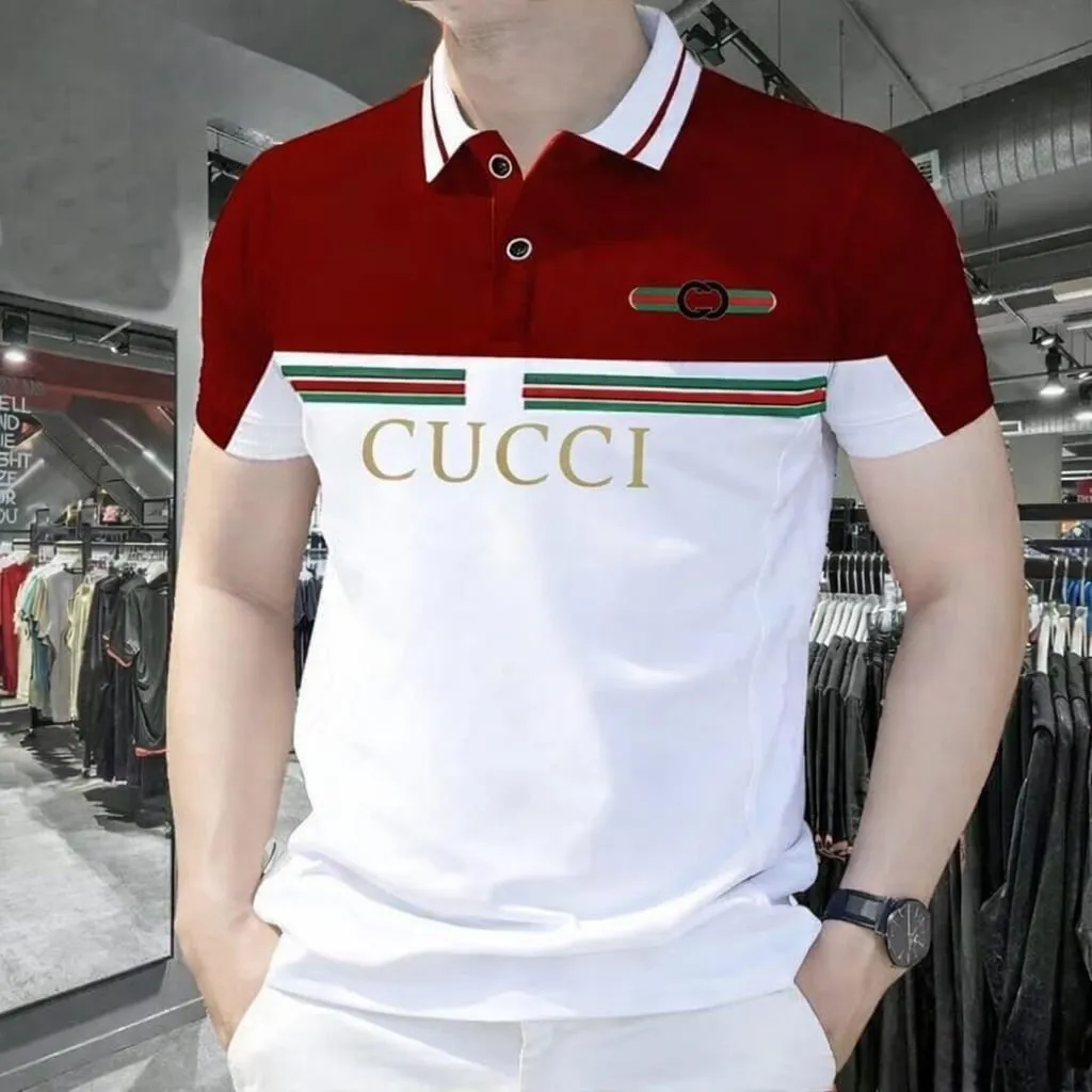 Fine-Grade Grand Stylish New Polo Shirt Solid Pattern Polo-Shirt