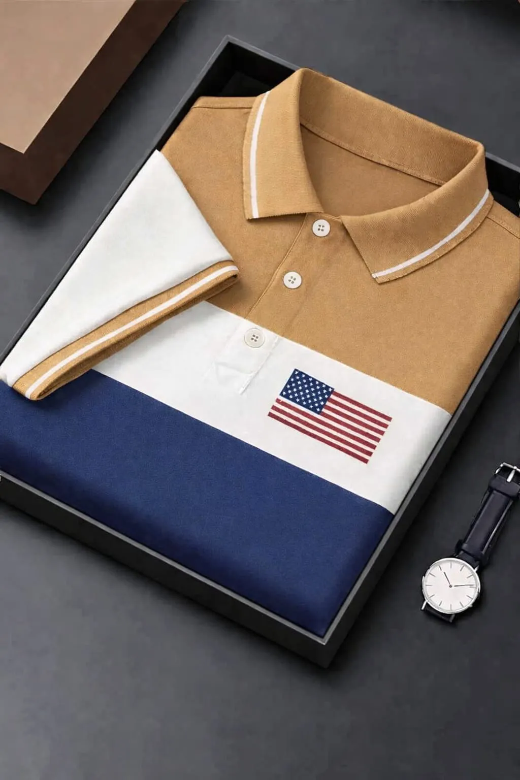 Grand Stylish New Polo Shirt Bio-Wash Oversized Polo-Shirt