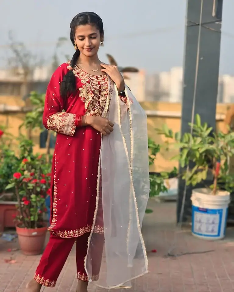 Sequin Organza AC Three Piece Glam Wear