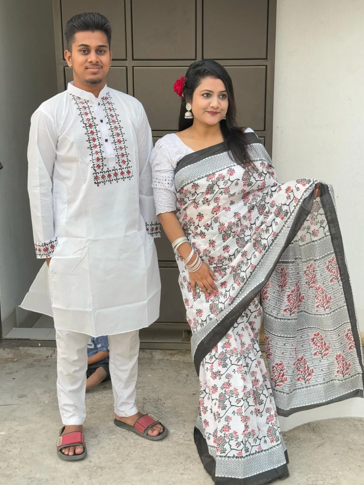 Sharee Panjabi Couple Dress