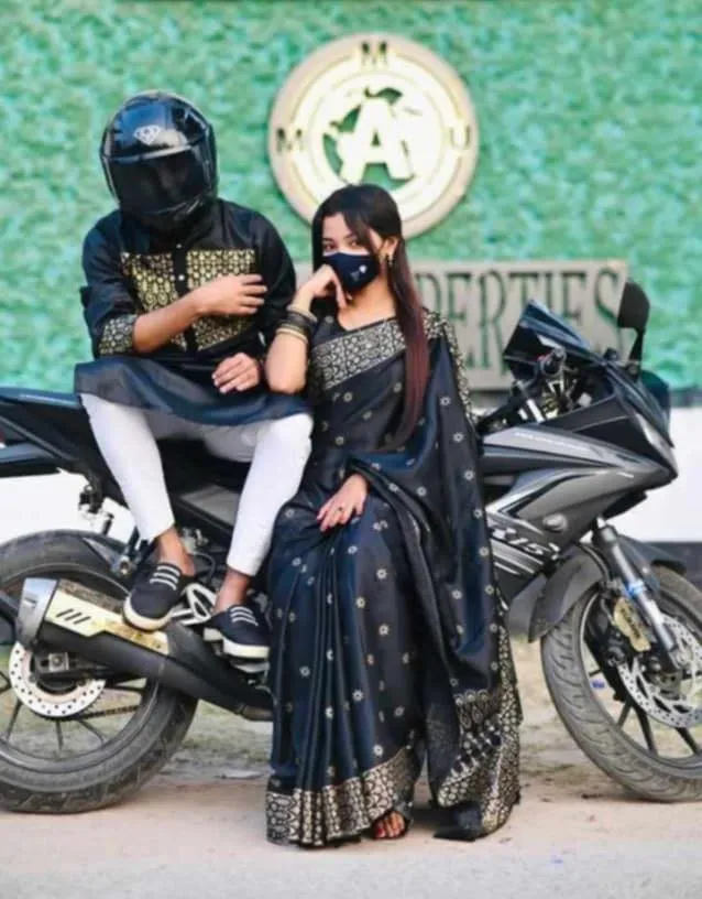 Sharee Panjabi Couple Dress