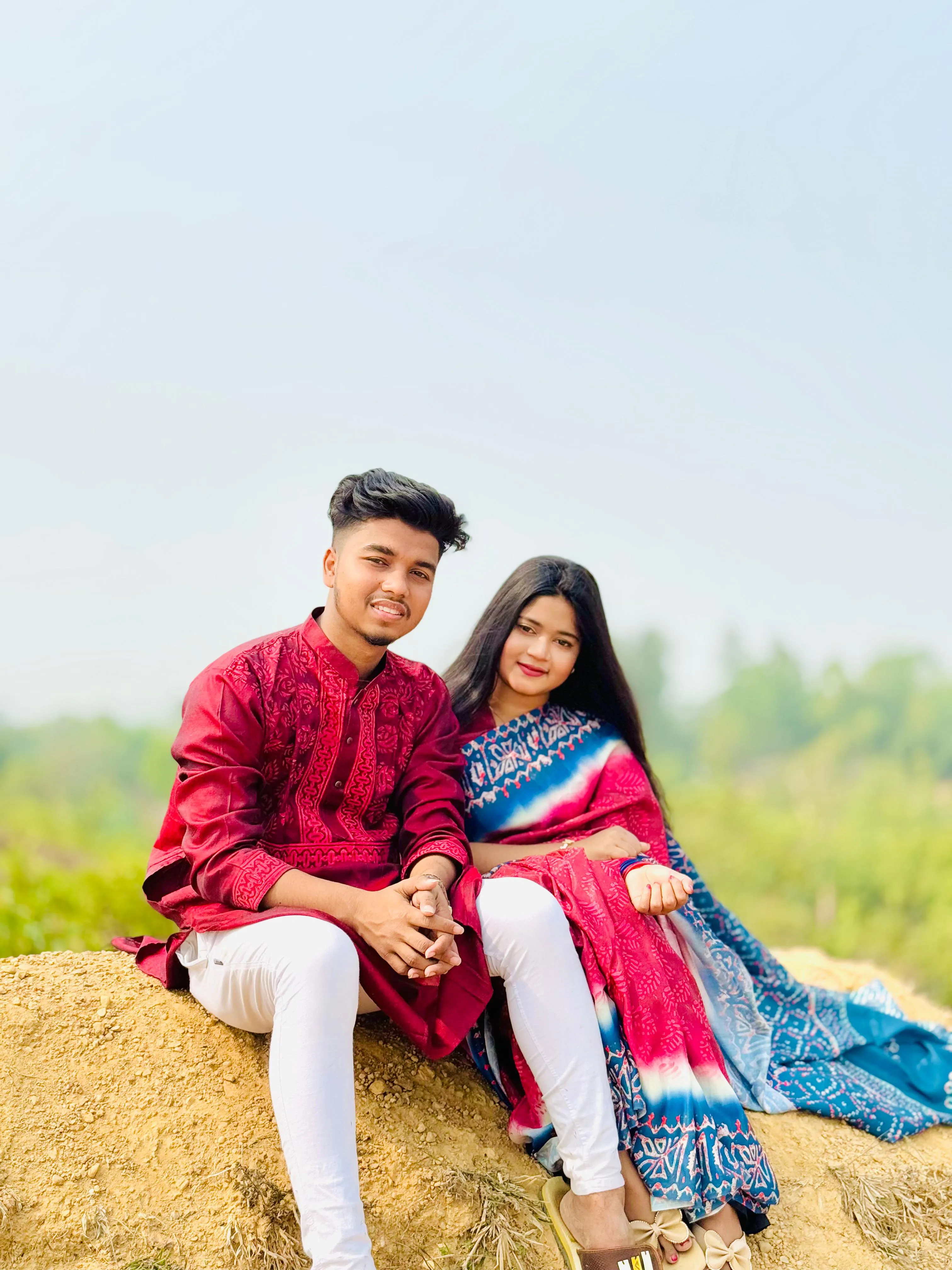 Sharee Panjabi Couple Set