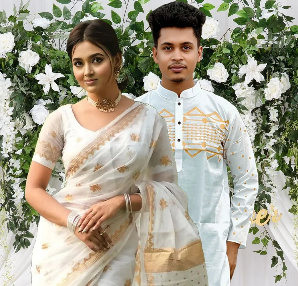 Sharee Panjabi Couple Set