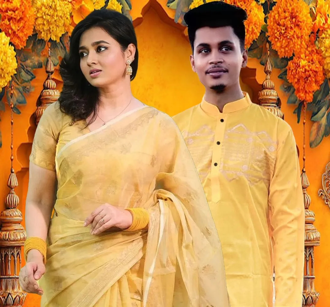 Sharee Panjabi Couple Set