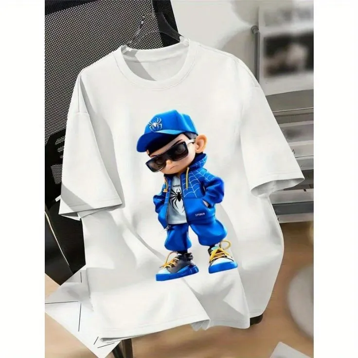 Signature Stylish Drop Shoulder Heavyweight Unique Texture T-Shirt