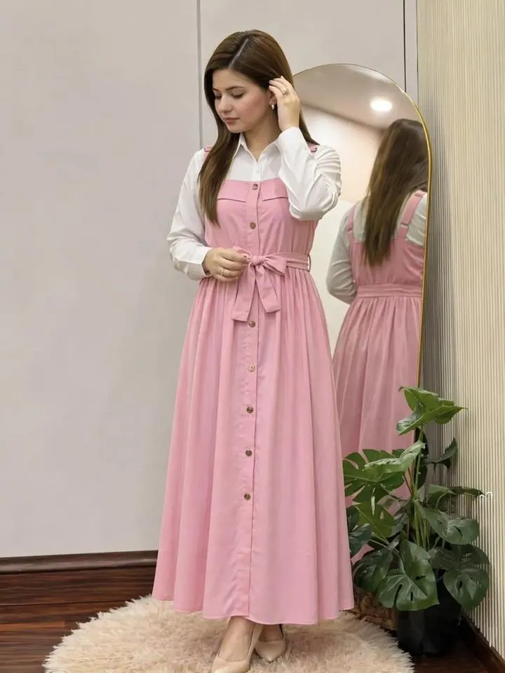 Soft-Touch Fancy Stylish Romper Zari Work Gown