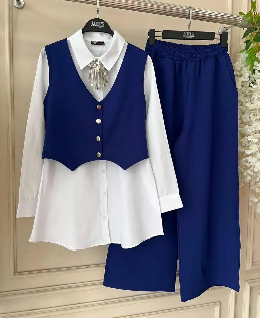 Stunning Koti Co-ord Set Linen A-Line Kurti