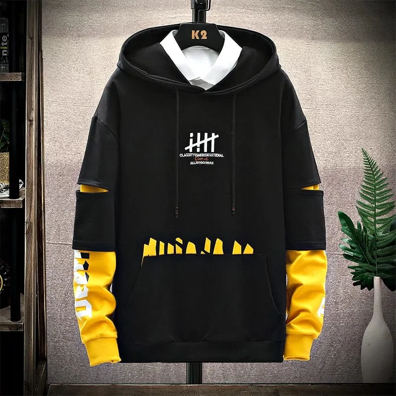 Stylish Color Combined Hoodie – Nazmas Affordable Fashion Online BD