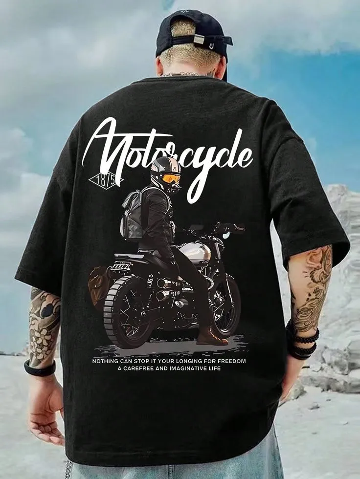 Stylish Drop Shoulder Breathable Regular Elite T-Shirt