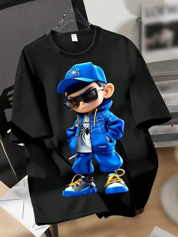 Stylish Drop Shoulder High-Density Street-Style Elite T-Shirt