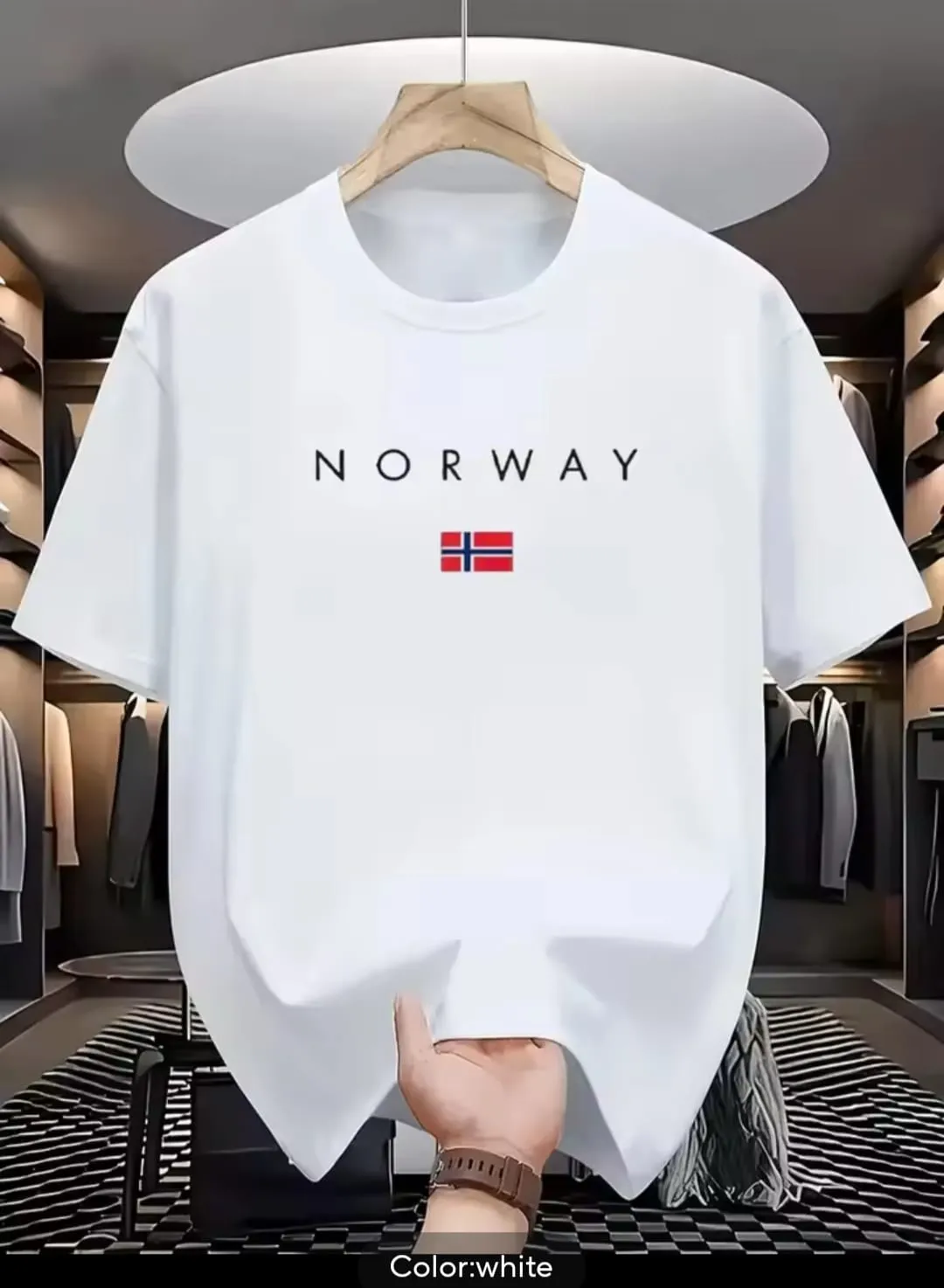 Stylish Drop Shoulder Premium-Fabric Half-Sleeve Trendy T-Shirt
