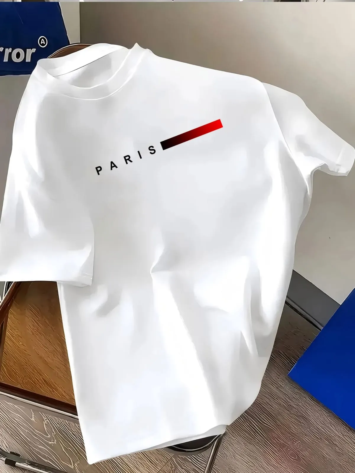 Stylish Drop Shoulder Sustainable Crew-Neck Trendy T-Shirt