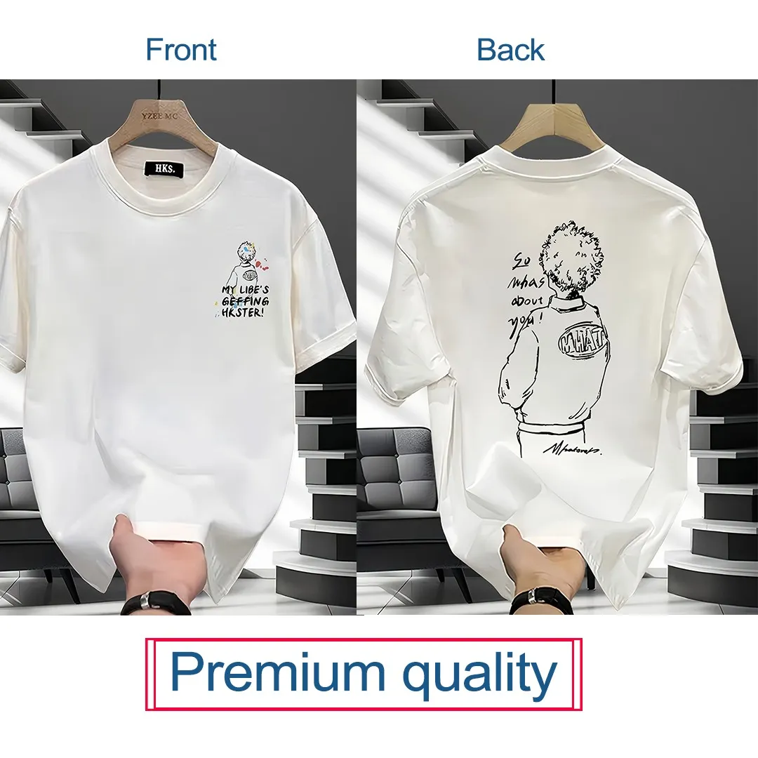 Stylish Drop Shoulder Sustainable Tailored Trendy T-Shirt