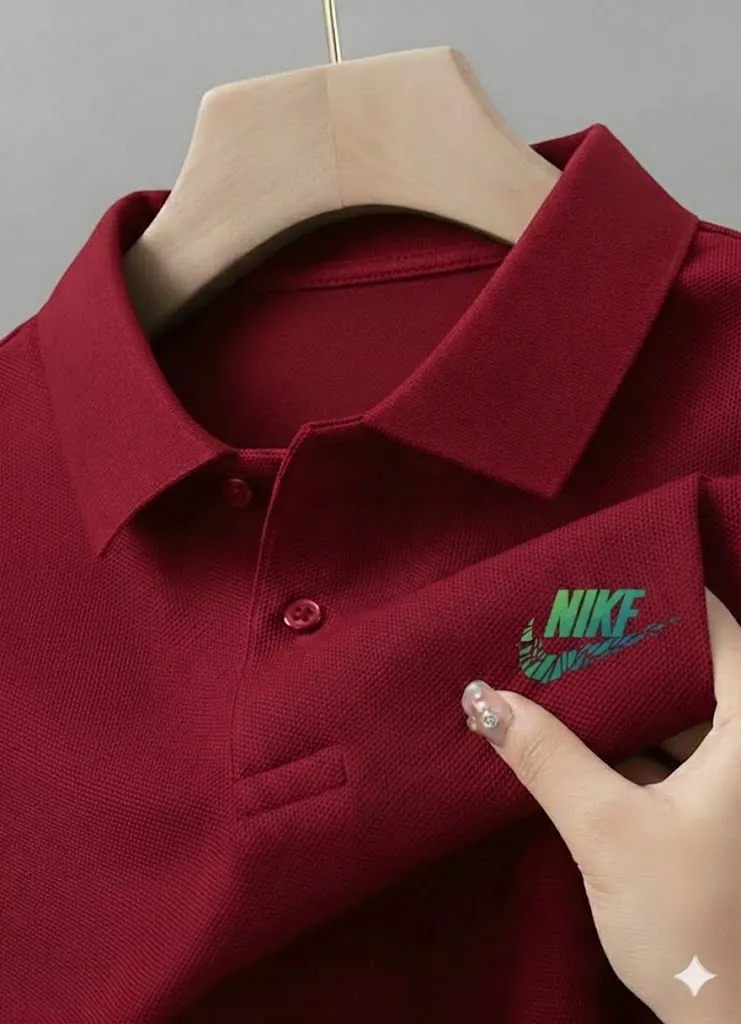 Stylish Formal Solid Polo Shirt Versatile Fashion Appeal