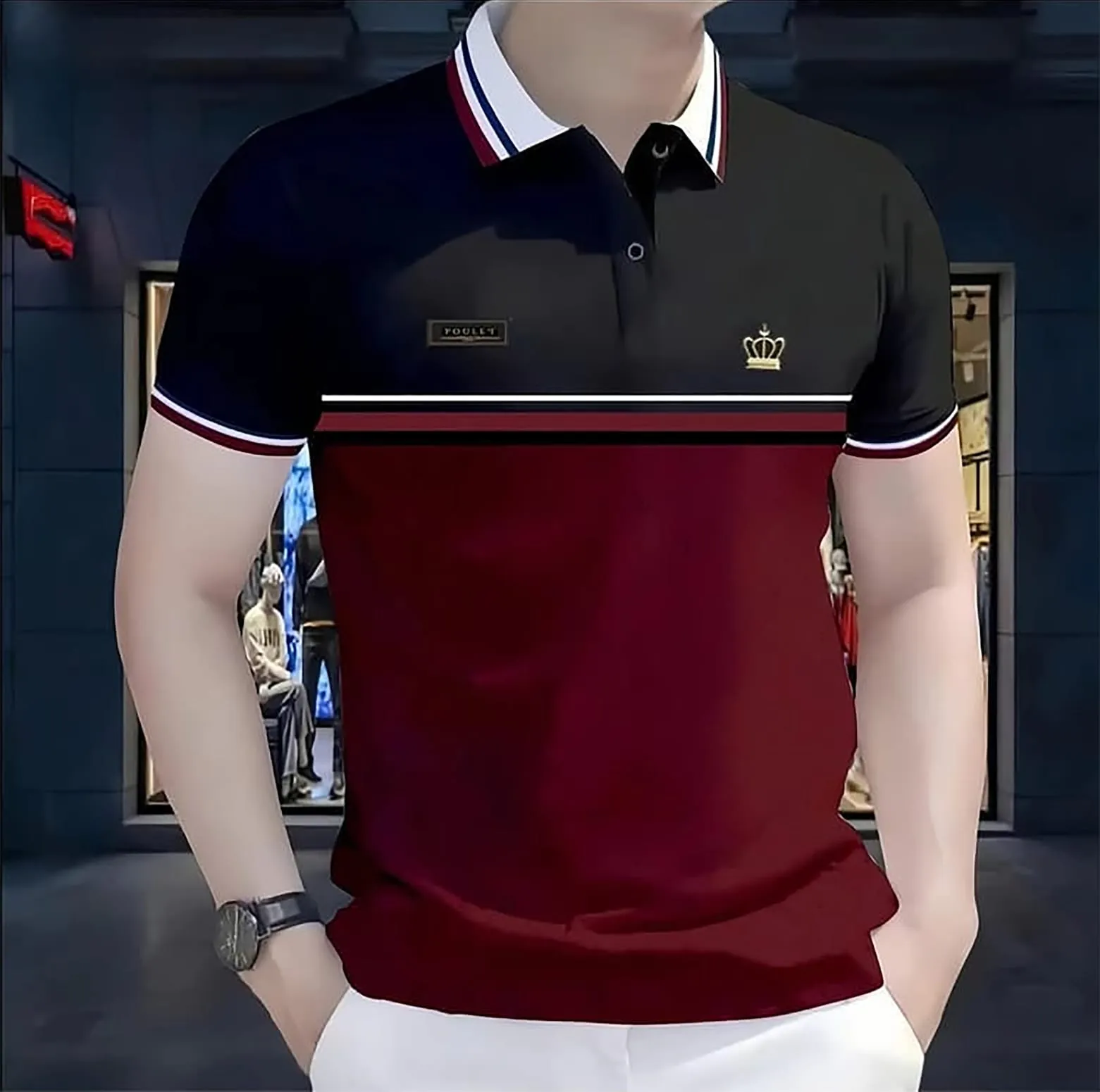 Stylish Premium Cotton Polo Shirt Versatile Fashion Appeal