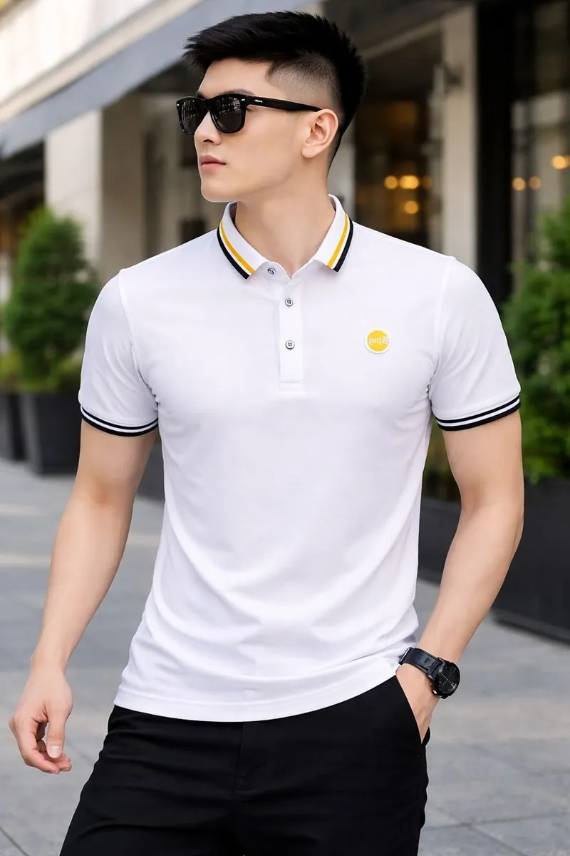 Stylish Premium Cotton Polo Shirt Versatile Fashion Appeal
