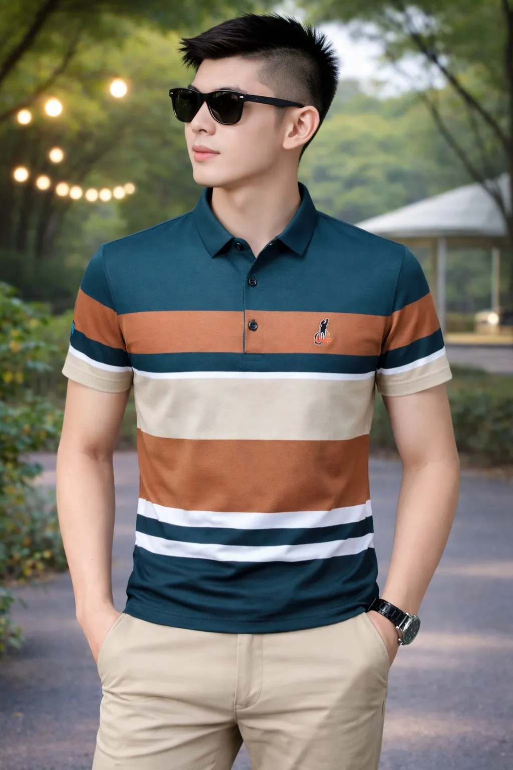 Stylish Premium Cotton Polo Shirt Versatile Fashion Appeal
