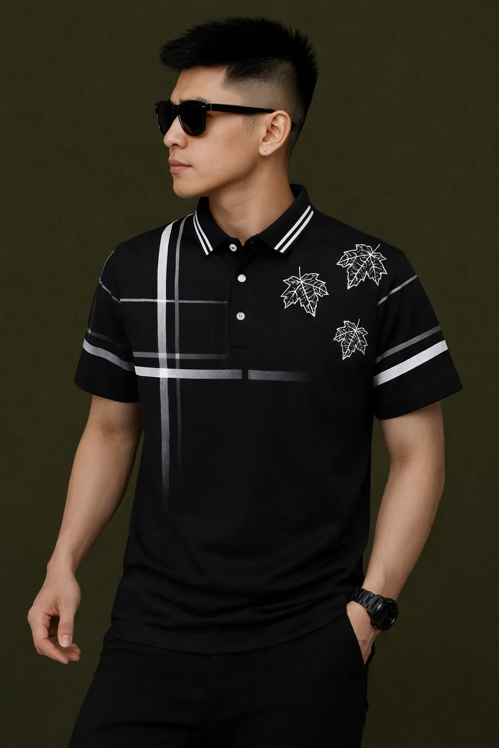 Stylish Premium Cotton Polo Shirt Versatile Fashion Wear