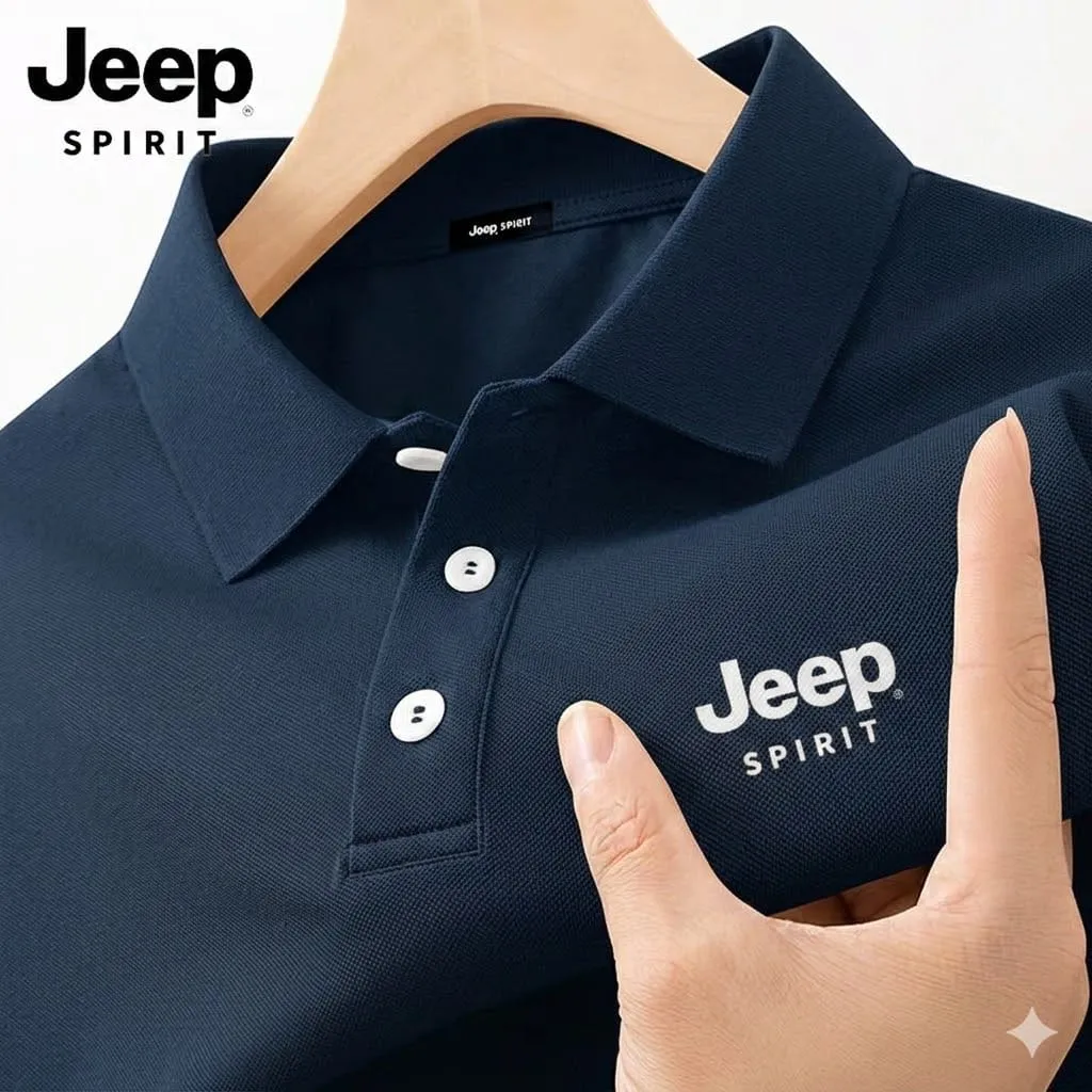 Stylist Casual Polo Shirt Breathable Fabric Comfort