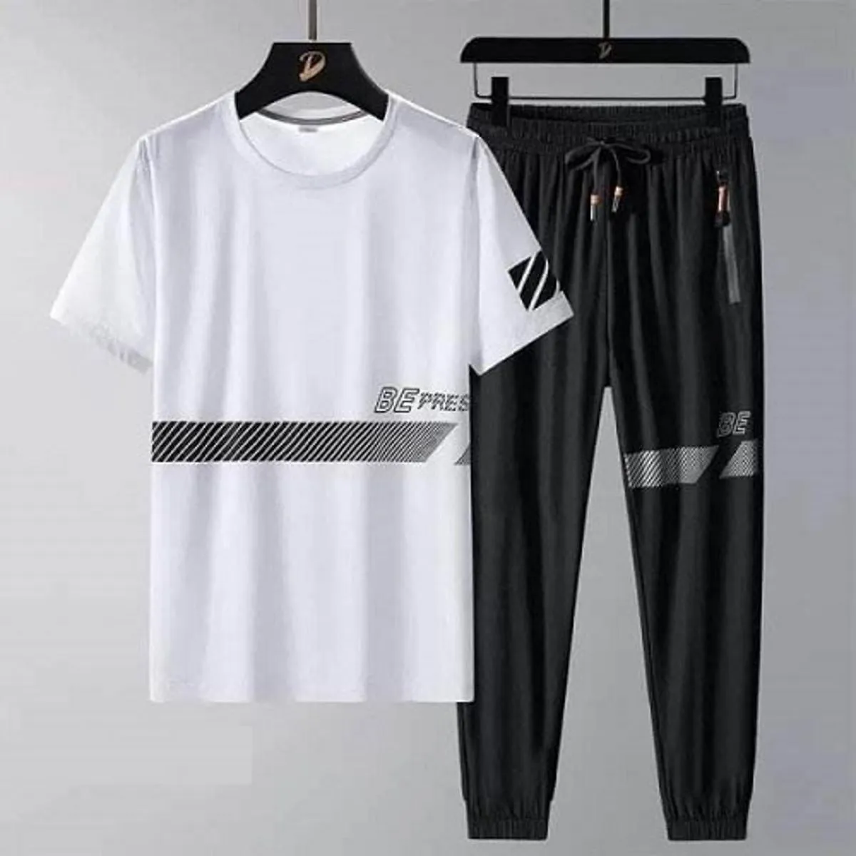 Stylist Printed Half Sleeve T-Shirt & Full pant Set for Men - Nazmas BD Lowest Price