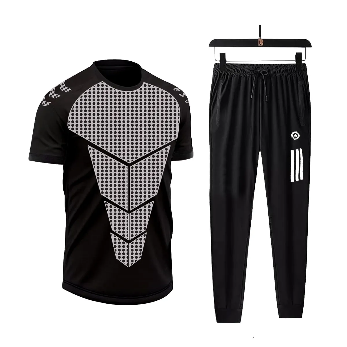 Stylist Printed Half Sleeve T-Shirt & Full pant Set for Men | Nazmas Best Price Bangladesh